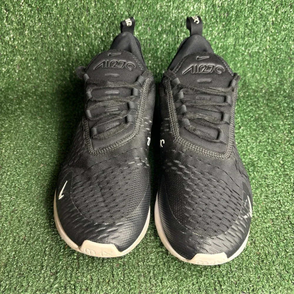 Nike Air Max 270 AH8050-002 Mesh Athletic Lifestyle Sneaker Black Mens Size 9.5